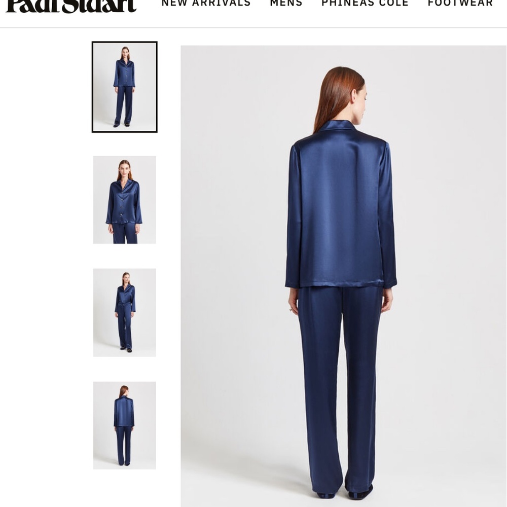 Paul Stuart Silk Pajama Set - Picture 10 of 14